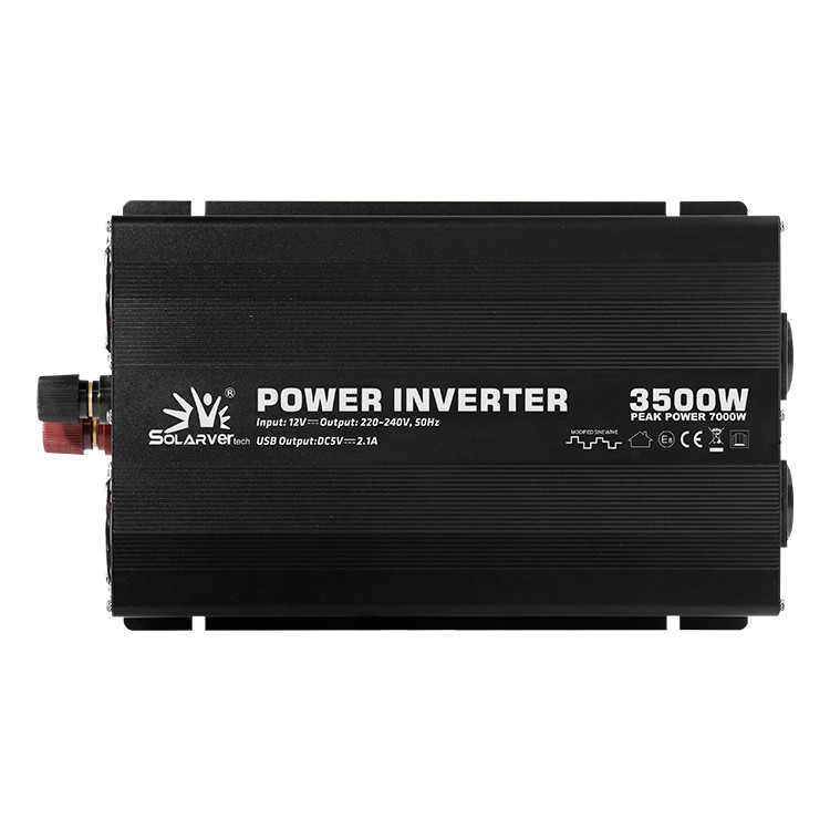 Square 3500W 220V Modified Sine Wave Power Inverter Single Output